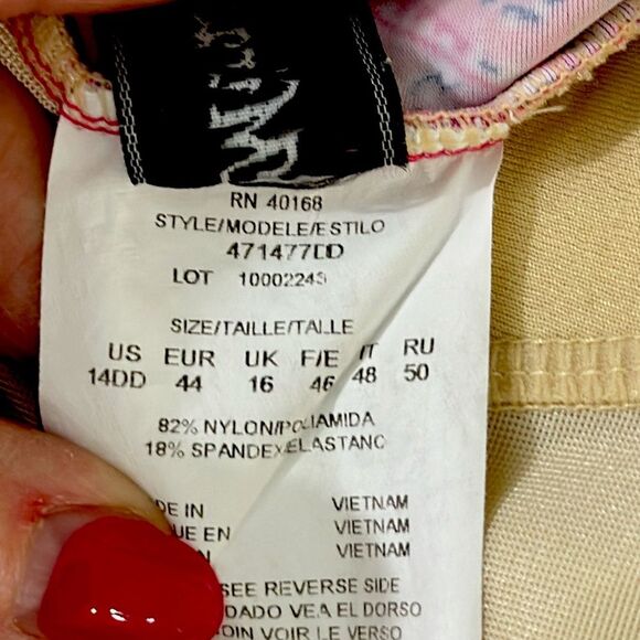 Women's Pink Paisley Tankini Top - Picture 13 of 13